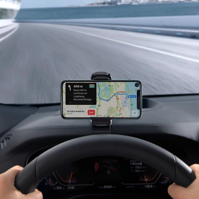Držač za auto Baseus Big Mouth Pro crni