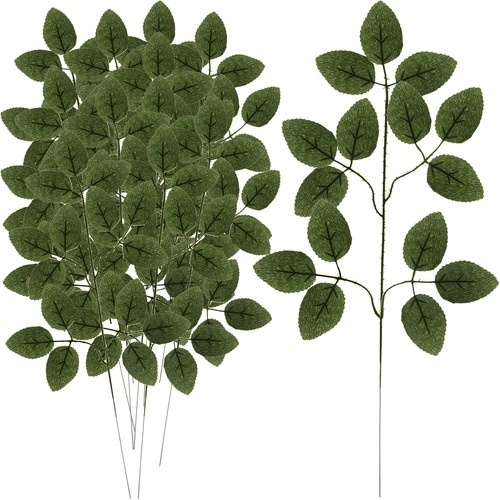 Set umjetnih listova ruže 51 × 25 cm, 12 kom