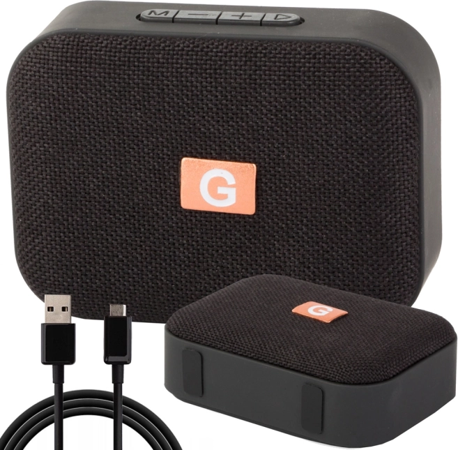 Bluetooth mini zvučnik s FM radiom, USB i microSD – crna