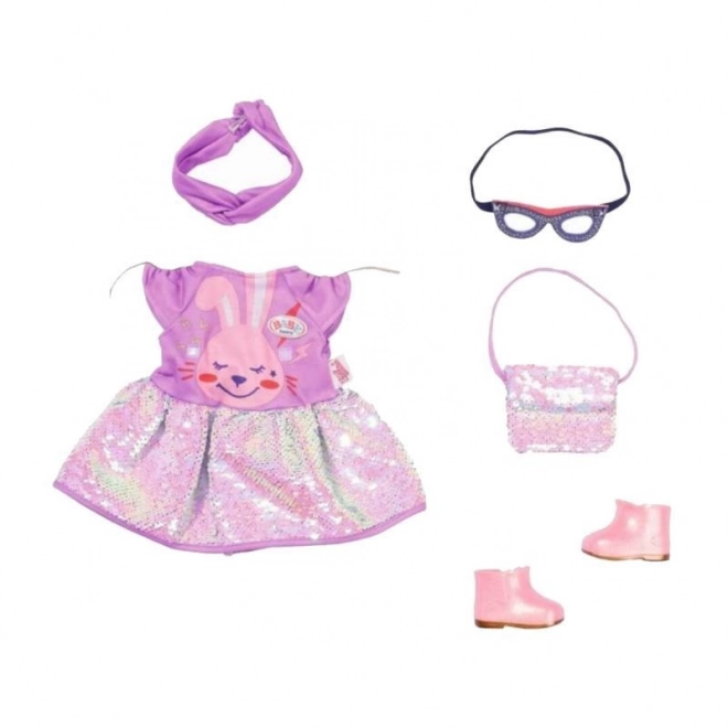 Baby Born haljine za lutku od 43 cm - Set za rođendansku proslavu