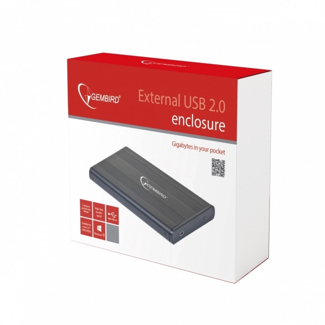 Kućište za HDD 2.5'' SATA aluminijsko crno