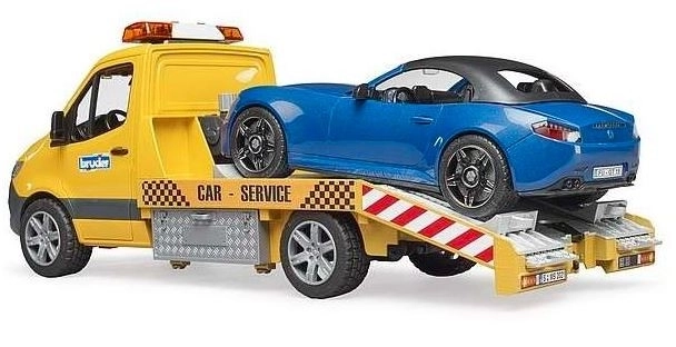 Bruder vučna služba MB Sprinter sa sportskim automobilom