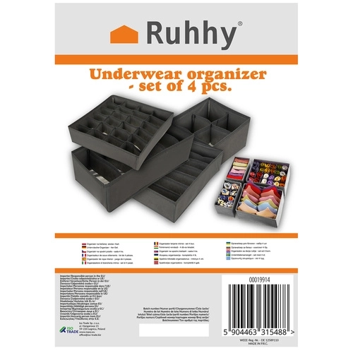 Organizer za donje rublje - set od 4 kom. Ruhy 19914