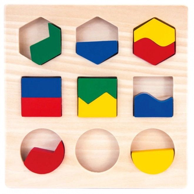 Bino Drvene puzzle geometrijski oblici