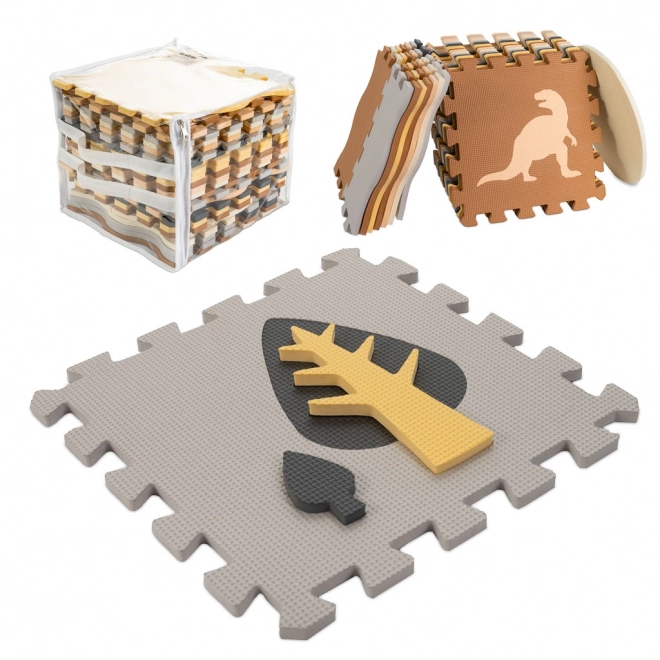 Pjenaste puzzle s dinosaurima i ogradom - 36 komada