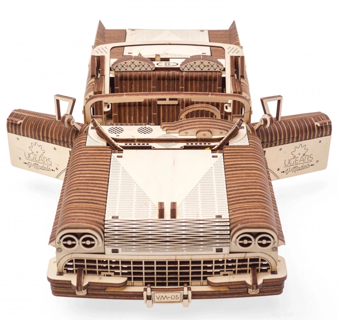 3D drveni mehanički auto model Kabriolet snova