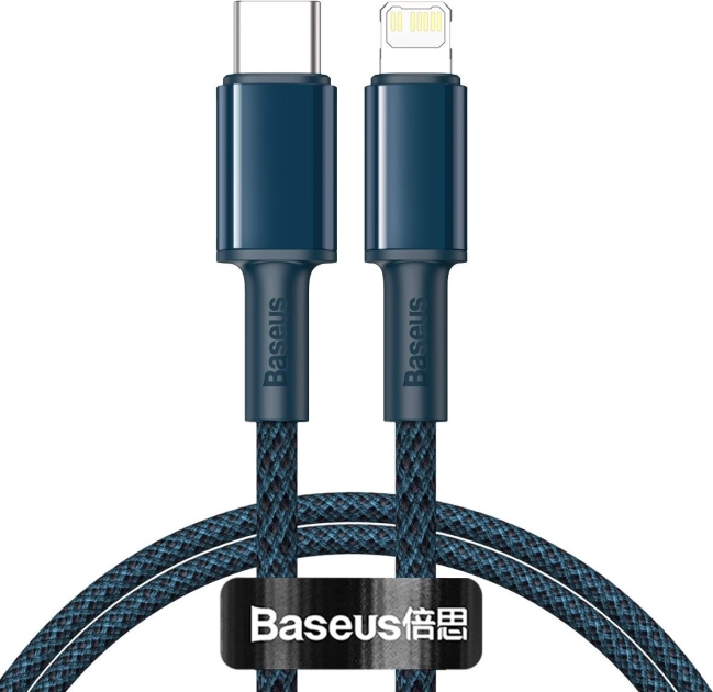 Baseus podatkovni kabel za brzo punjenje USB-C na Lightning 20 W, 1 m, plavi