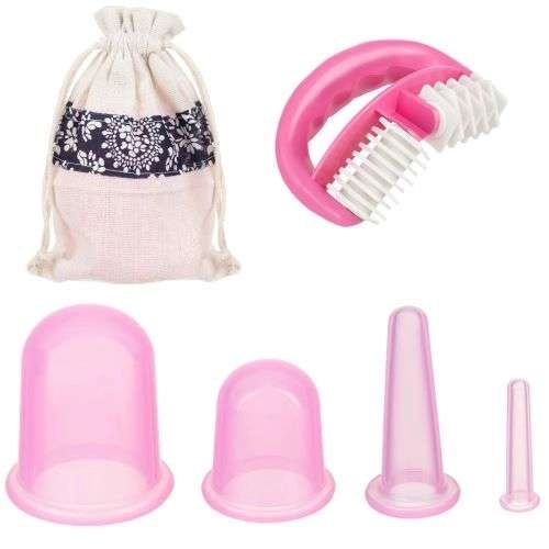 Kineski silikonski čašici s masažerom - set
