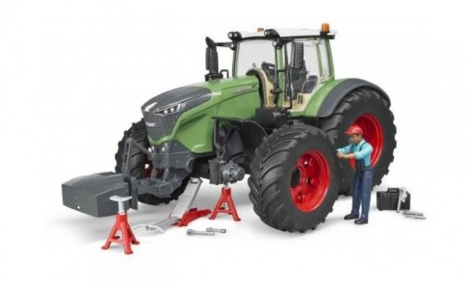 Bruder Traktor Fendt 1050 Vario s mehaničarem i radioničkim alatom 1:16