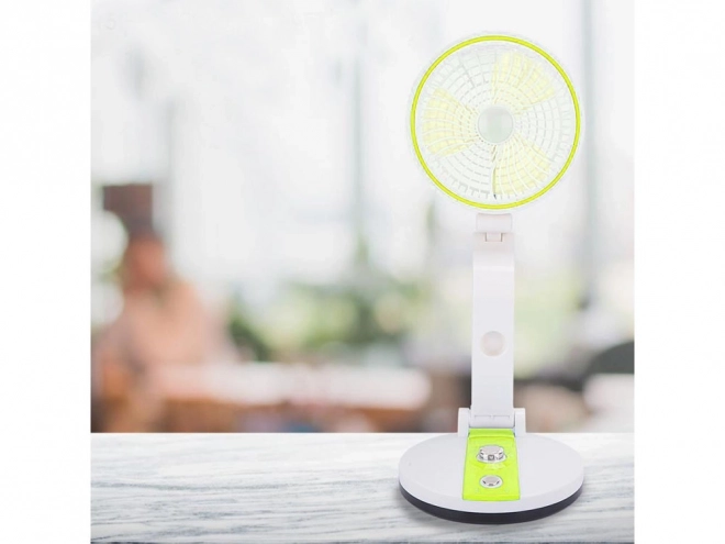 Prijenosni sklopivi ventilator s LED svjetlom
