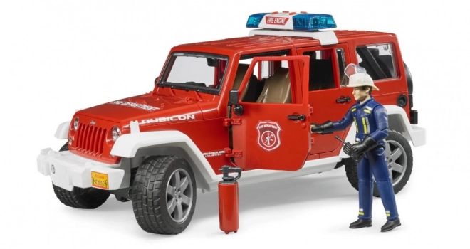 Bruder Crveni vatrogasni JEEP WRANGLER s figuricom i dodacima