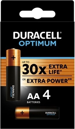 Alkalne baterije AA LR6 Optimum, pakiranje 4 kom