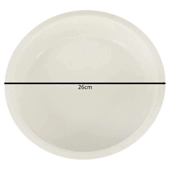 Okrugli kalup za pečenje kolača, quiche 26 cm smeđa