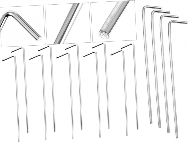 Čelični klinovi za šatore 24 cm 10 komada