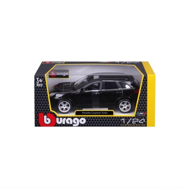 Metalni model Porsche Cayenne Turbo crni 1/24