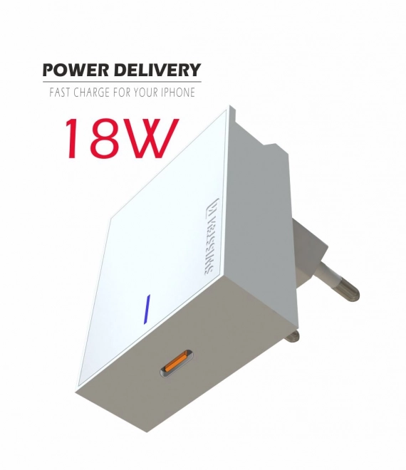 Punjač Swissten iPhone 3.0 18W Power Delivery - bijela