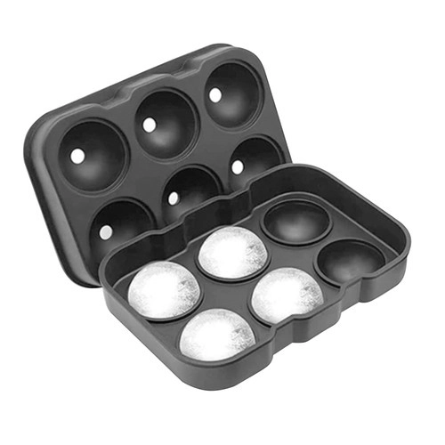 Silikonski kalup za led 2u1 - kocke + kugle Ruhhy 21270