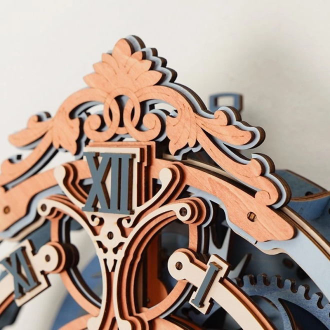 RoboTime 3D drvene mehaničke puzzle - Zidni sat