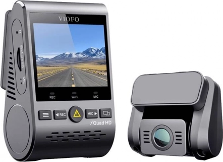 VIOFO dvokanalna autokamera 2K + Full HD s Wi‑Fi i GPS-om