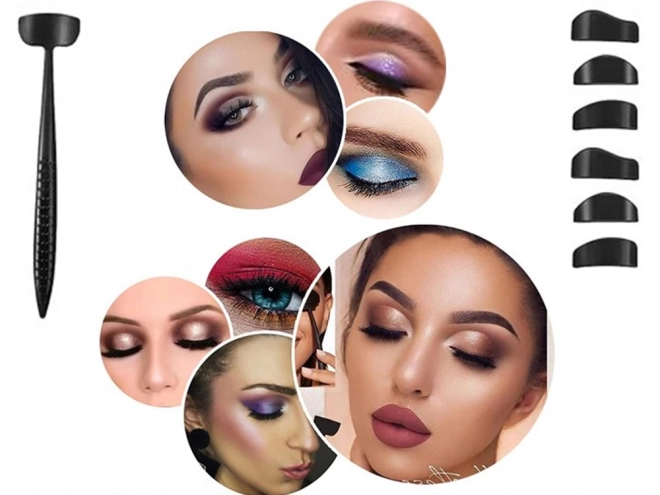 Set silikonskih šablona za eyeliner