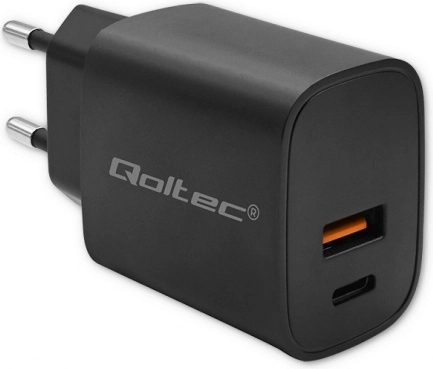 Punjač Qoltec GaN Power Pro - 30W, crna