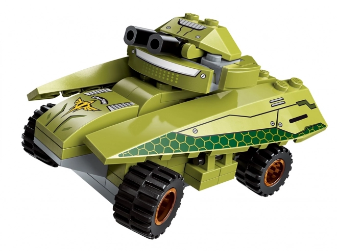 Qman Thunder Expedition Battle Car 1415 set 8v1