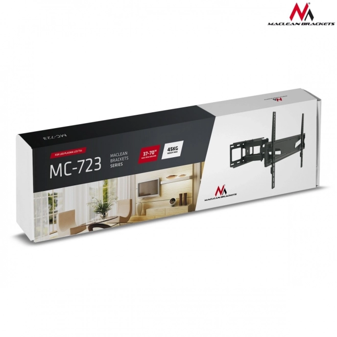 Držač za TV 37-80 inča MC-723 45 kg univerzalni max. vesa 600x400 crni