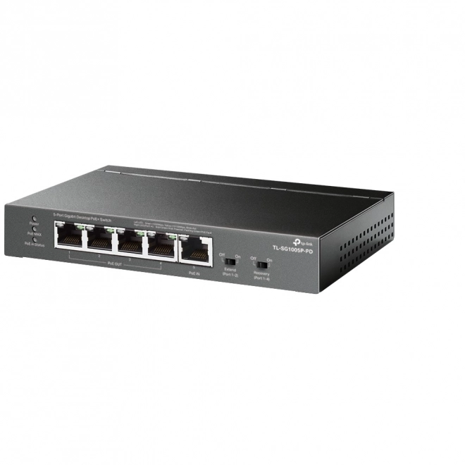 Mrežni prekidač TP-Link TL-SG1005P-PD s 5 gigabitnih PoE portova