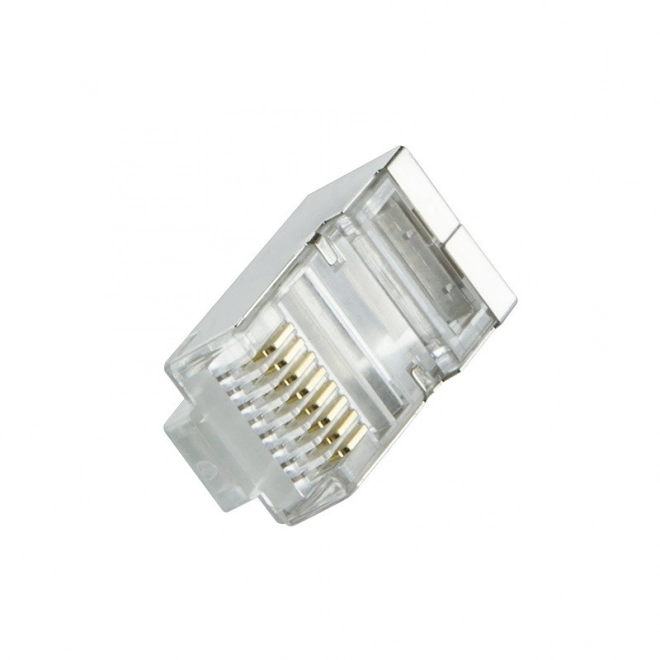 Konektori RJ45 CAT.6 s zaštitom, crni