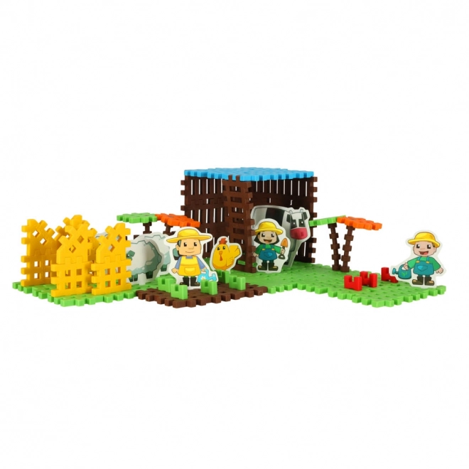 Građevinski blokovi Mini Waffle - Farmer Veliki set blistera