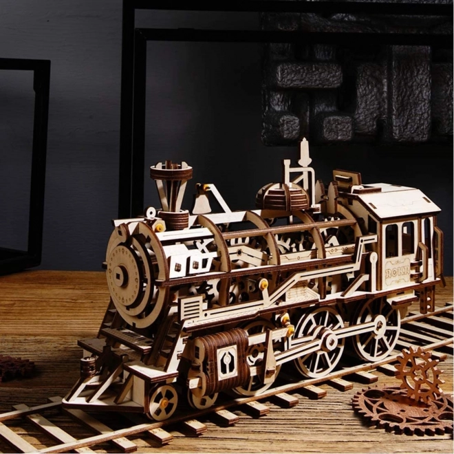 Rokr 3D drvena puzzle lokomotiva 350 dijelova