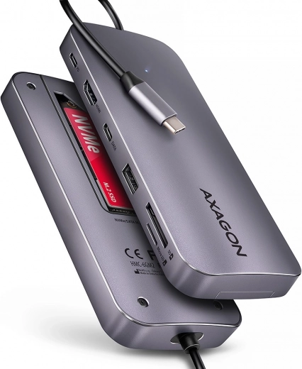 Višeportni USB hub 6u1 AXAGON HMC-6GM2