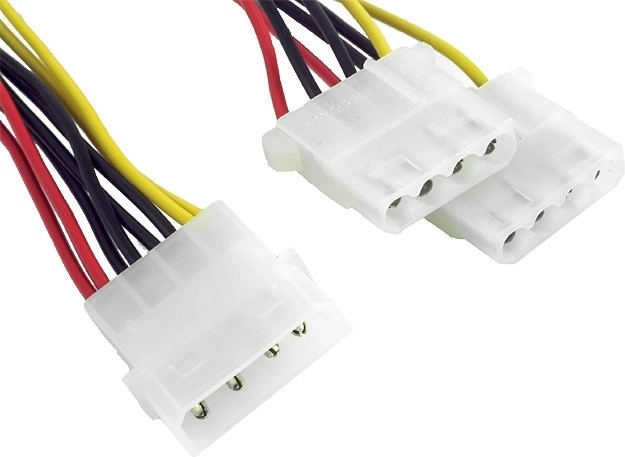 Napojni kabel 1xMOLEX/2xMOLEX