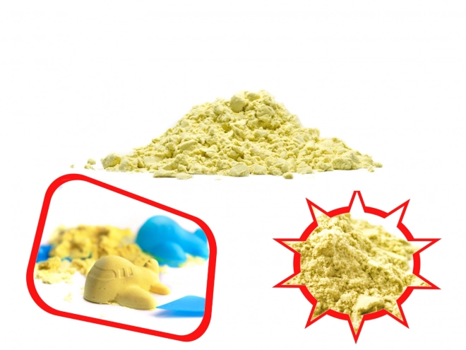 Kinetički pijesak 1kg u vrećici – Žuti