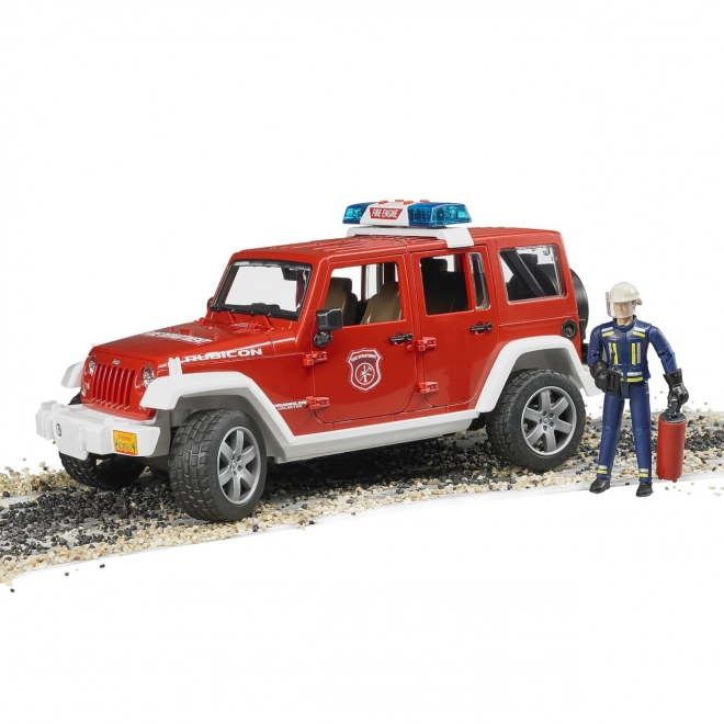 Bruder Crveni vatrogasni JEEP WRANGLER s figuricom i dodacima