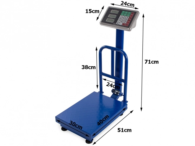 Elektronička vaga s LCD zaslonom 100 kg