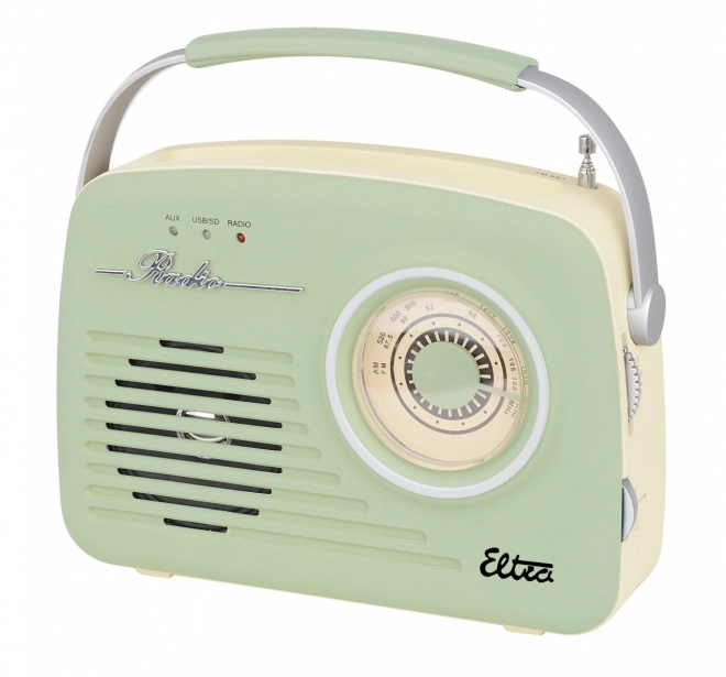 Retro radio LUIZA SP-11 MP3 USB SD Mentol