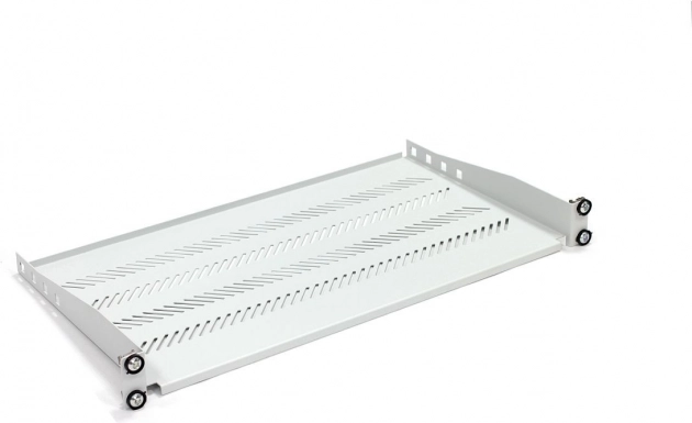 Stacionarna polica 1U za 19" rack, siva