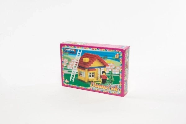 Konstrukcijska igračka Cheva 6 Kućica plast 86ks u kutiji 22,5x15x5cm
