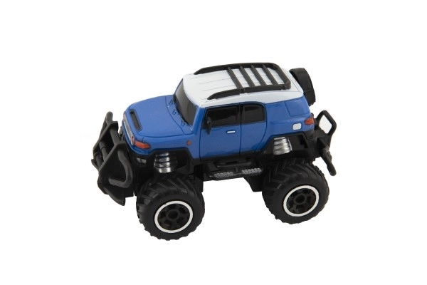 Auto RC mini SUV plast 14cm 27MHz dalj. upr. na bat. sa svj. 2 boje u kutiji 16x12x10