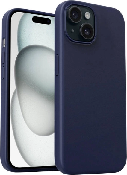 Zaštitna futrola Aukey za iPhone 15 Plus tamnoplava