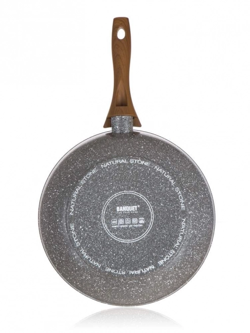 Tava WOK 28 cm PRIRODNI KAMEN