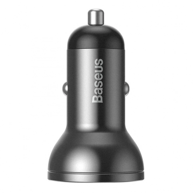 Punjač za auto Baseus s zaslonom 2x USB
