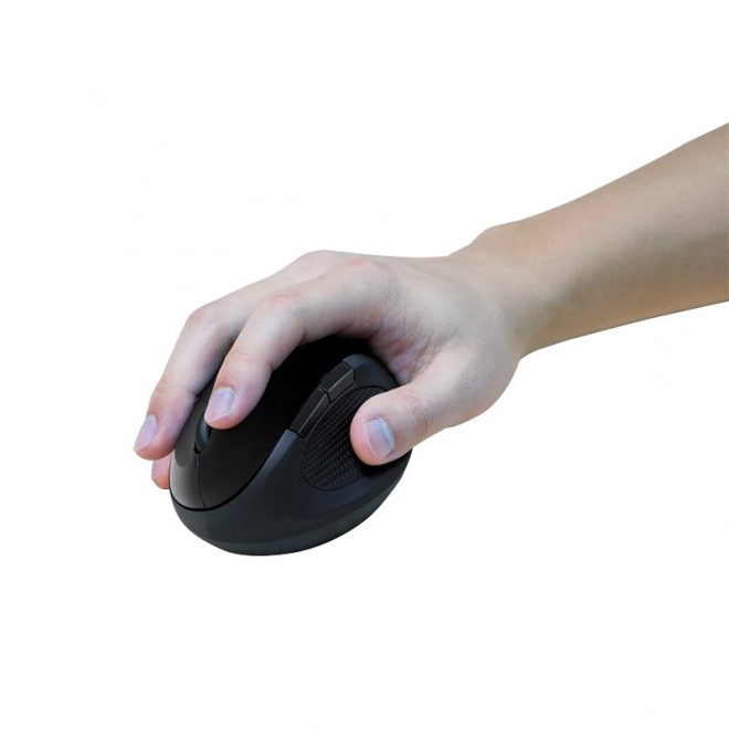 Ergonomski bežični optički miš 2.4GHz 1600dpi crna