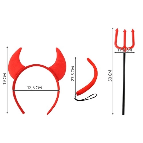 Kostim vraga - set od 4 dijela S22140
