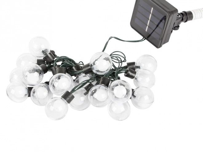 Vrtno solarno osvjetljenje s 20 toplih LED žarulja