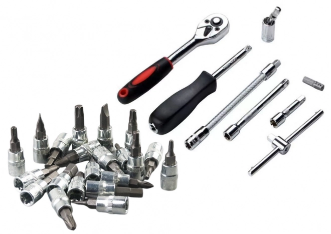 Set nasadnih ključeva 1/4" - 46 dijelova u koferu