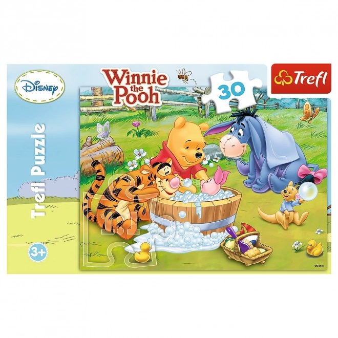 Puzzle Kupanje Praščića - Winnie the Pooh