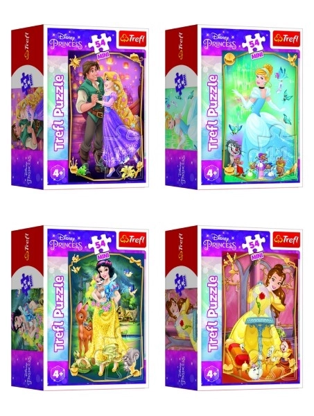 Minipuzzle Prekrasne princeze/Disney Princeza 54 dijelova