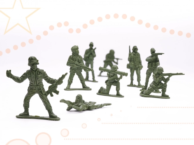Set figurica vojnika + vojna baza 114 dijelova